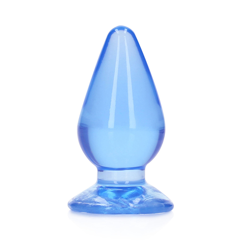 RealRock Crystal Clear 4.5 in. Anal Plug - Picture 7 of 7