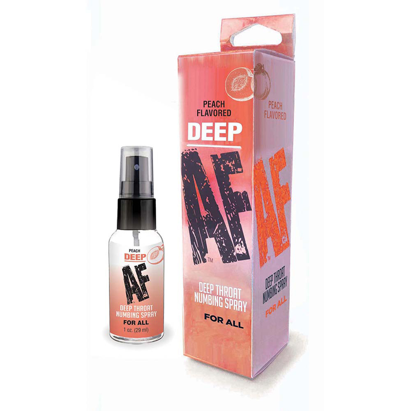 Deep AF Flavored Deep Throat Numbing Spray 1 oz.