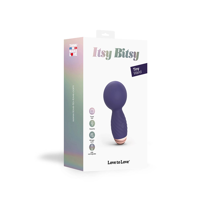 Love to Love Itsy Bitsy Rechargeable Silicone Mini Wand Vibrator