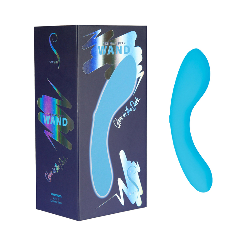 Swan The Mini Swan Wand Glow-in-the-Dark Massager