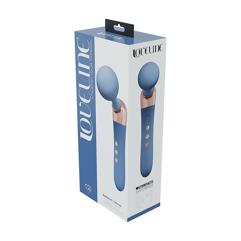 LoveLine Serenity Wand Silicone Rechargeable Splashproof Massager
