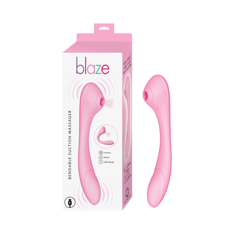 Blaze Bendable Suction Massager Vibrator